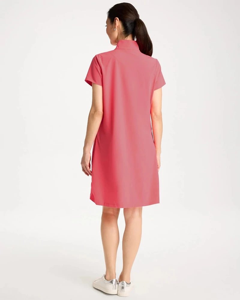 Zenergy® UPF Mockneck Bungee Dress
