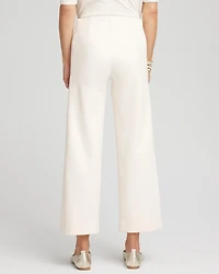 Juliet Ponte Wide Leg Cropped Pants