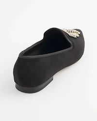 Black Microsuede Loafers