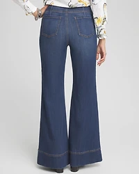 Pull-On Flare Trouser Jeans