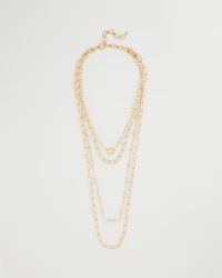 Sea Foam Multi-Strand Convertible Necklace