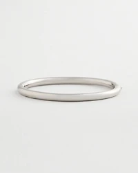 Silvertone Hinge Bangle