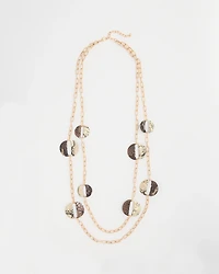 Long Multi-Strand Snake Necklace