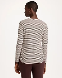 Zenergy® Knit Striped Ribbed Pullover
