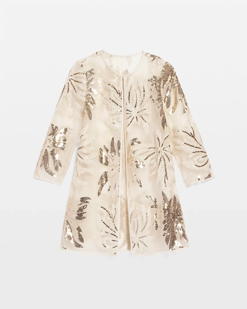 Travelers™ Collection Sequin-Mesh Jacket