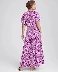 Smocked Waist Maxi Dress