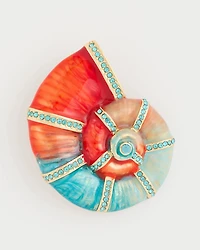Conch Shell Brooch