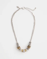 Mixed Metal Accents Necklace