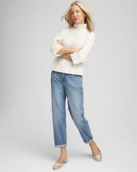 Dewdrop Boyfriend Cropped Jeans