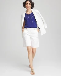 Embellished Flutter Sleeve Tee