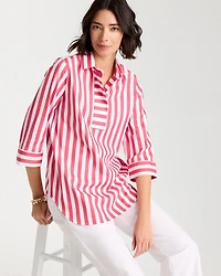 No Iron™ Striped Stretch Tunic