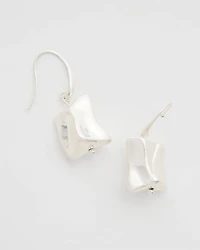 Mixed Metal Drop Earrings
