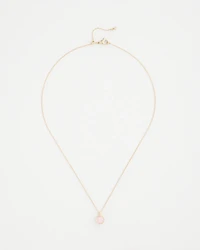 Pink Fine Single Strand Necklace