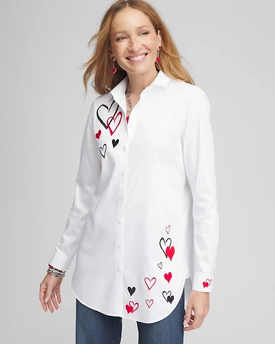 No Iron™ Valentine's Day Embroidered Tunic