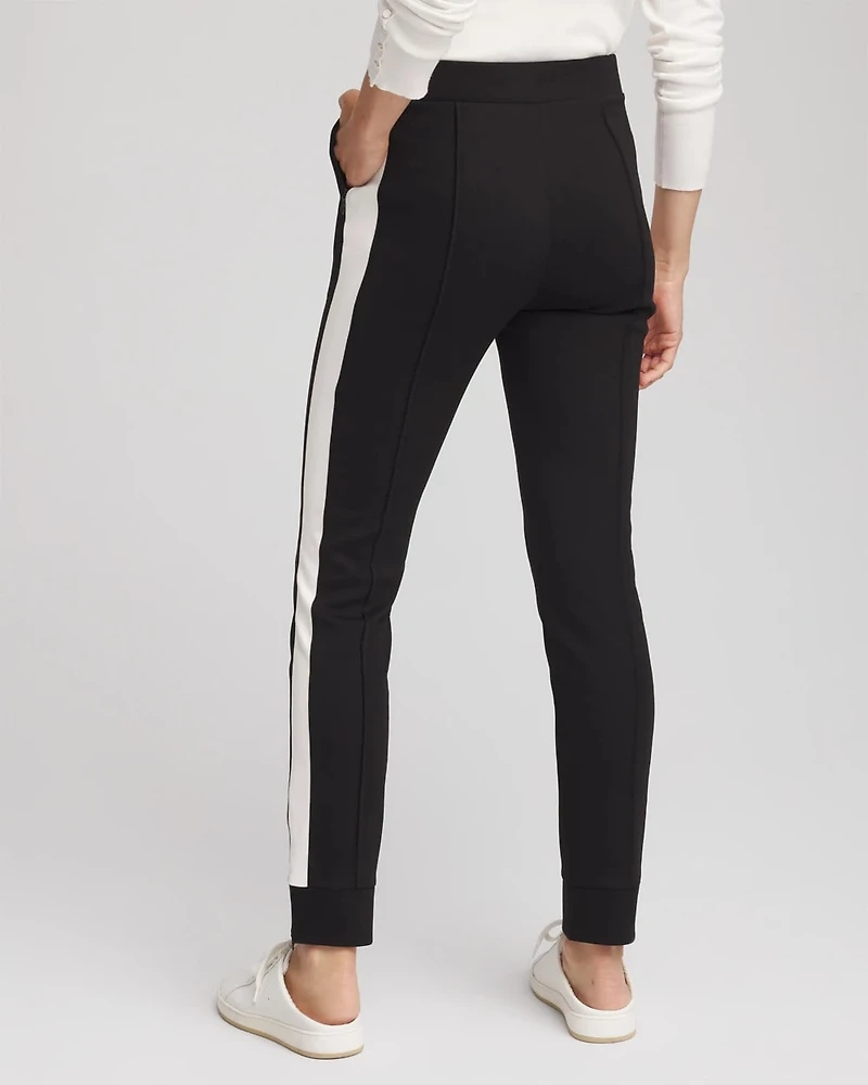 Zenergy® Double-Knit Colorblock Ankle Pants