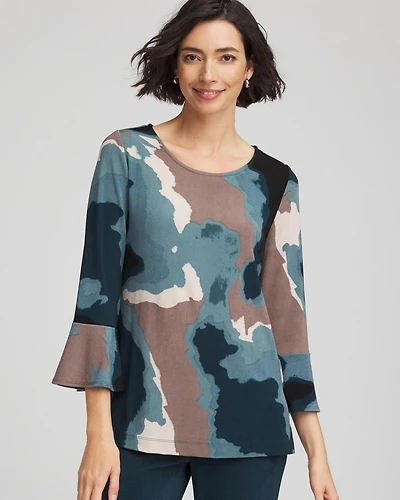 Travelers™ Crystal Flounce Sleeve Tunic