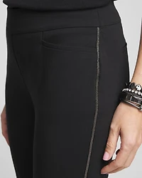 Brigitte Beaded Slim Ankle Pants