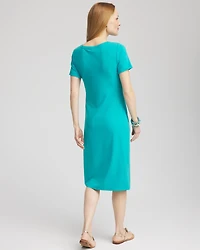 Twist Tie-Front Dress