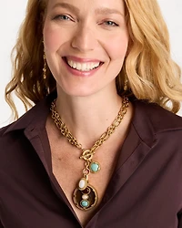 Convertible Pendant Toggle Necklace