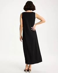 Ponte Seamed Maxi Dress