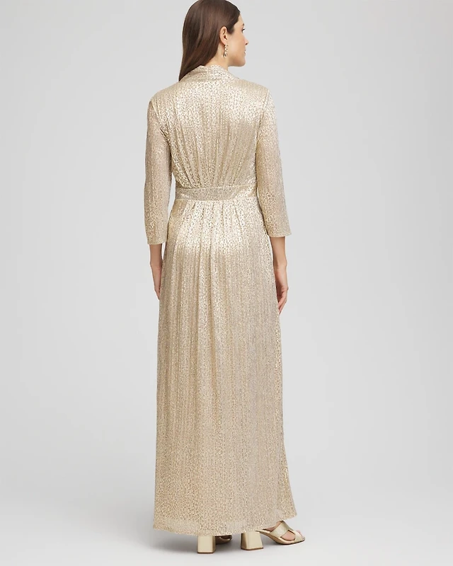 Antonio Melani Billie Crepe Strapless Pleated Maxi Dress at Hamilton Place  in Chattanooga, TN