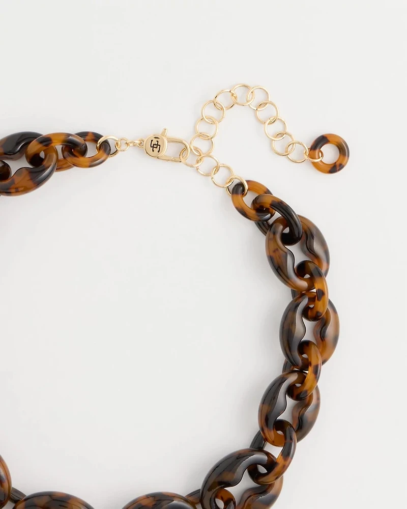 Tortoise Mariner Collar Necklace