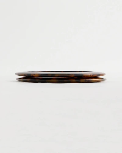 Tortoise Bangle Set of Two