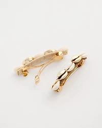 Seashell-Inspired Hair Clip Set