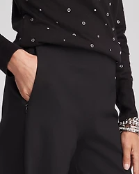 Juliet Ponte Wide Leg Cropped Pants