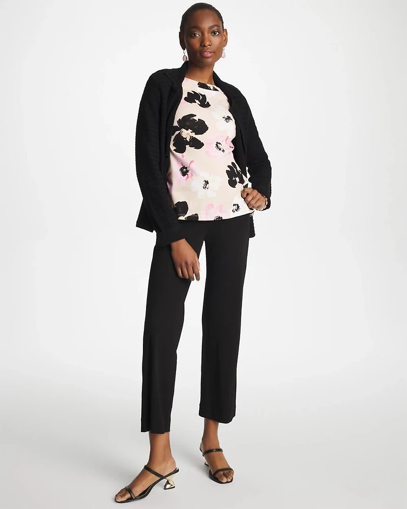 Matte Jersey Cropped Pants