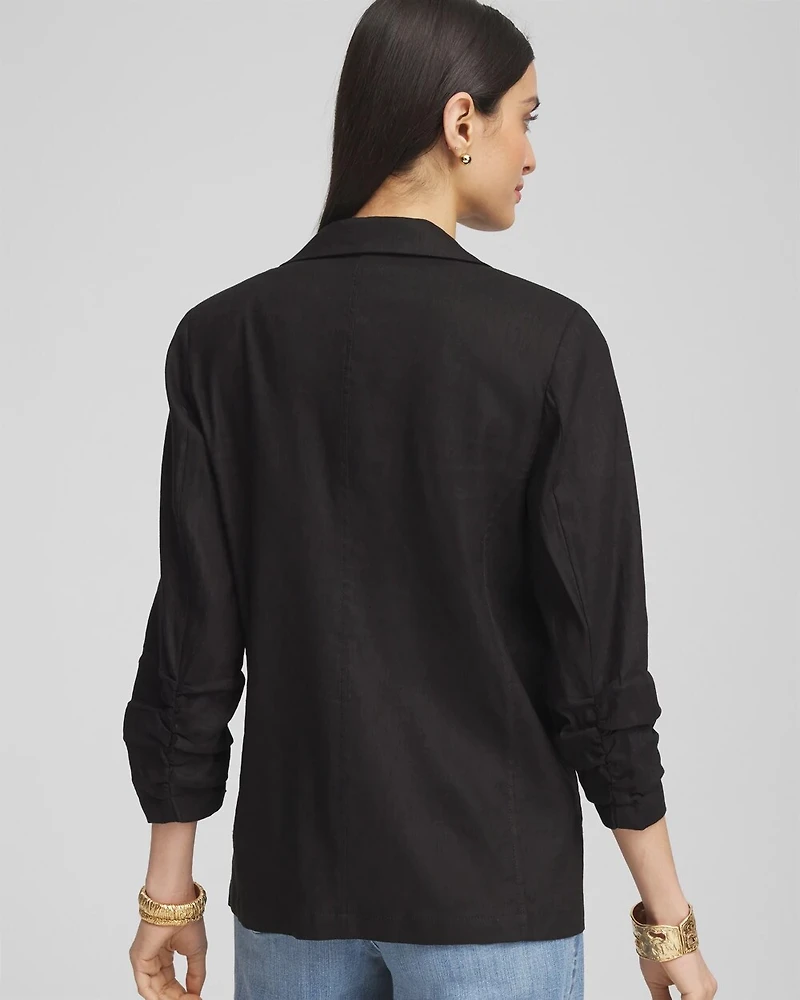 Linen Stretch Blazer