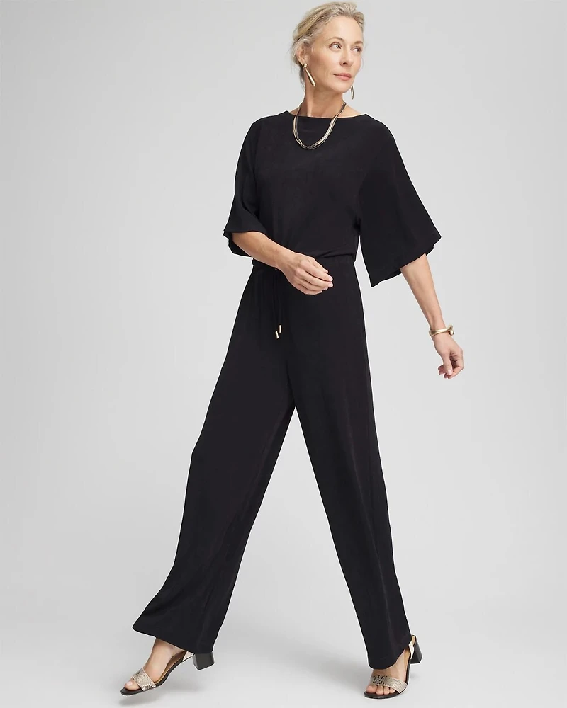 Petite Travelers™ Kimono Sleeve Jumpsuit