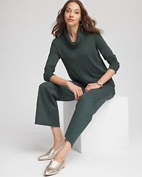 Cowlneck Long-Sleeved Sweater