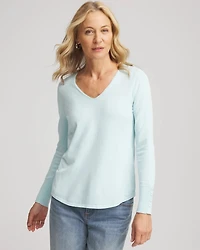 Ella V-Neck Pullover Sweater