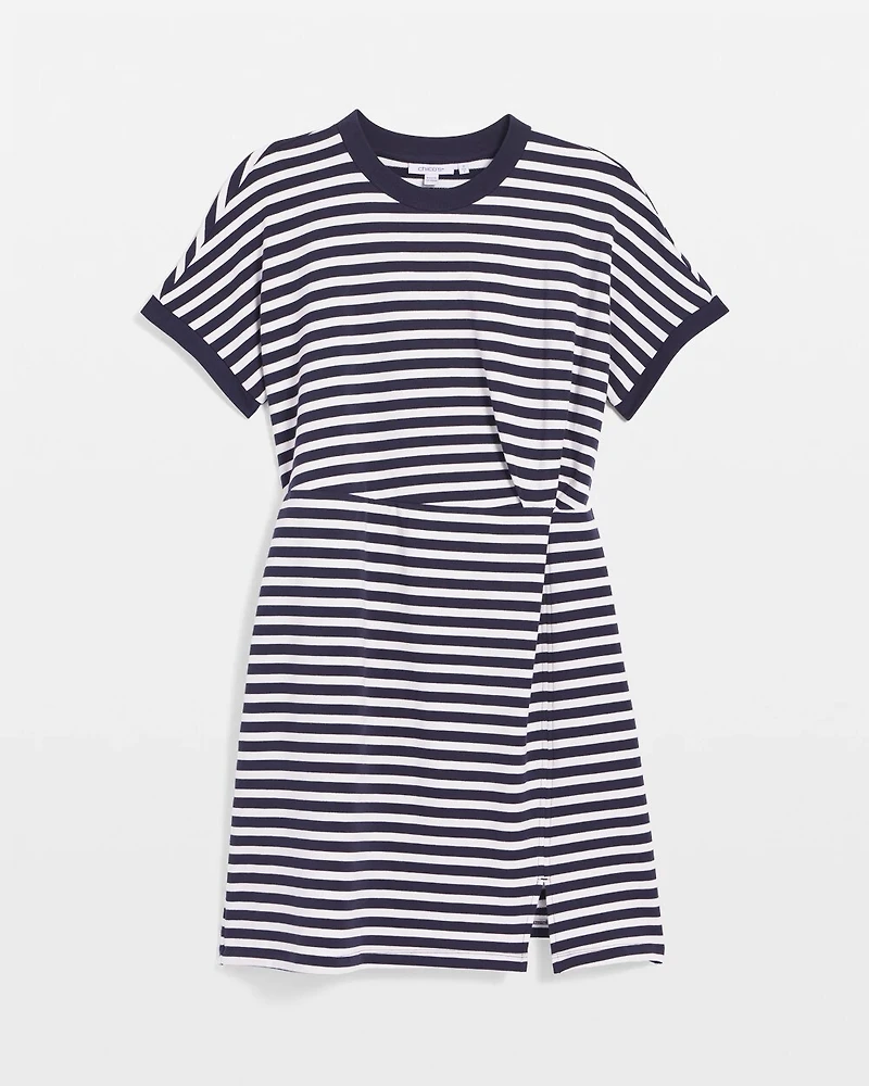 Zenergy® Stripe Twist Front Dress