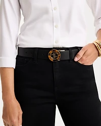 Reversible Tortoise Buckle Trouser Belt