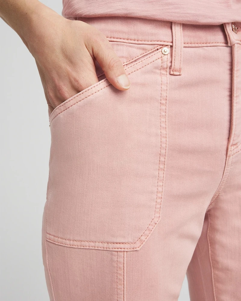 Girlfriend Ankle Utility Jeans