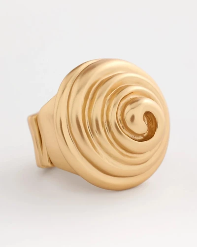 Sculptural Stretch Cocktail Ring