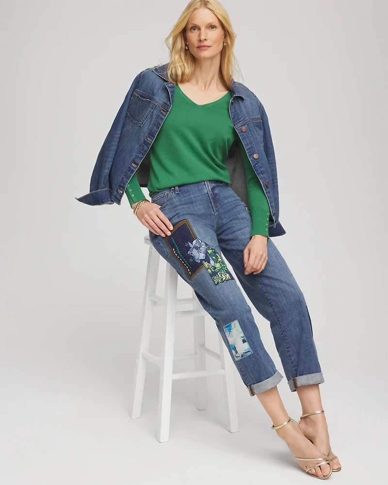 Ella V-Neck Pullover Sweater