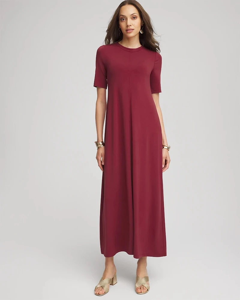 Stretch-Jersey Maxi Dress