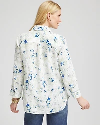 No Iron™ Floral Linen Shirt