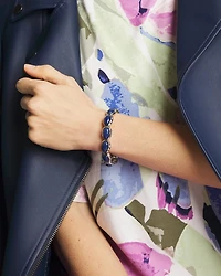 Blue Large Stretch Bracelet