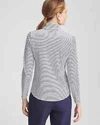 Zenergy® UPF Snap-Front Mockneck Pullover Top