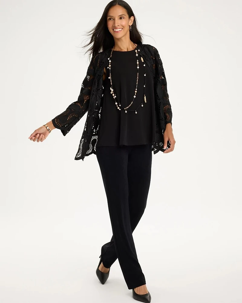 Travelers™ Collection Macramé Lace Jacket