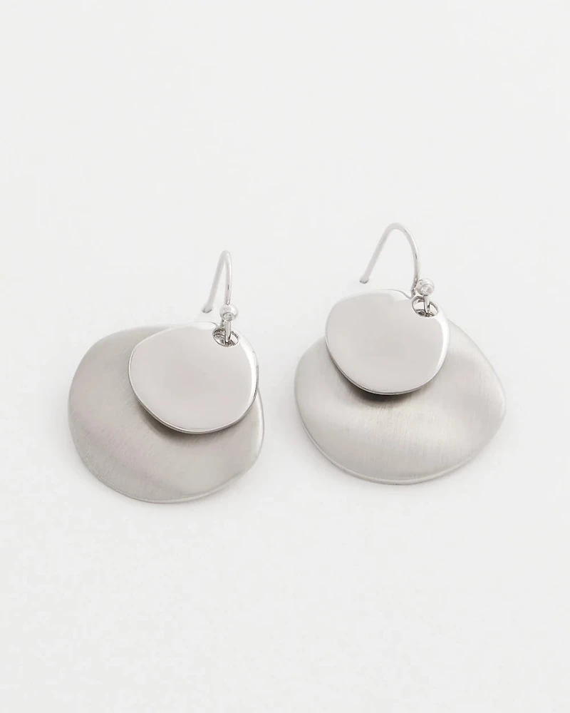 Silver Drop Earrings