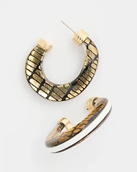 Animal Print Golden Hope Earrings