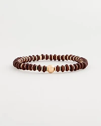 Wooden Charm Stretch Bracelet