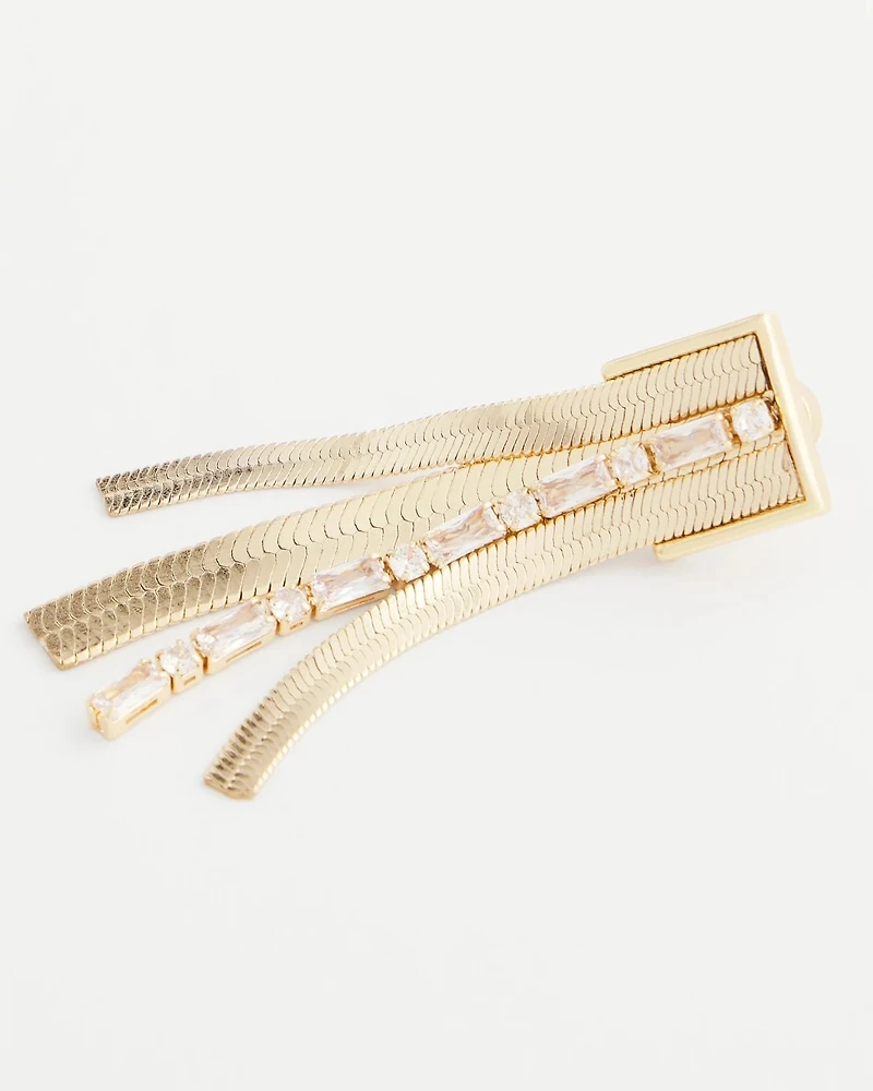 Snake Chain Linear Earrings