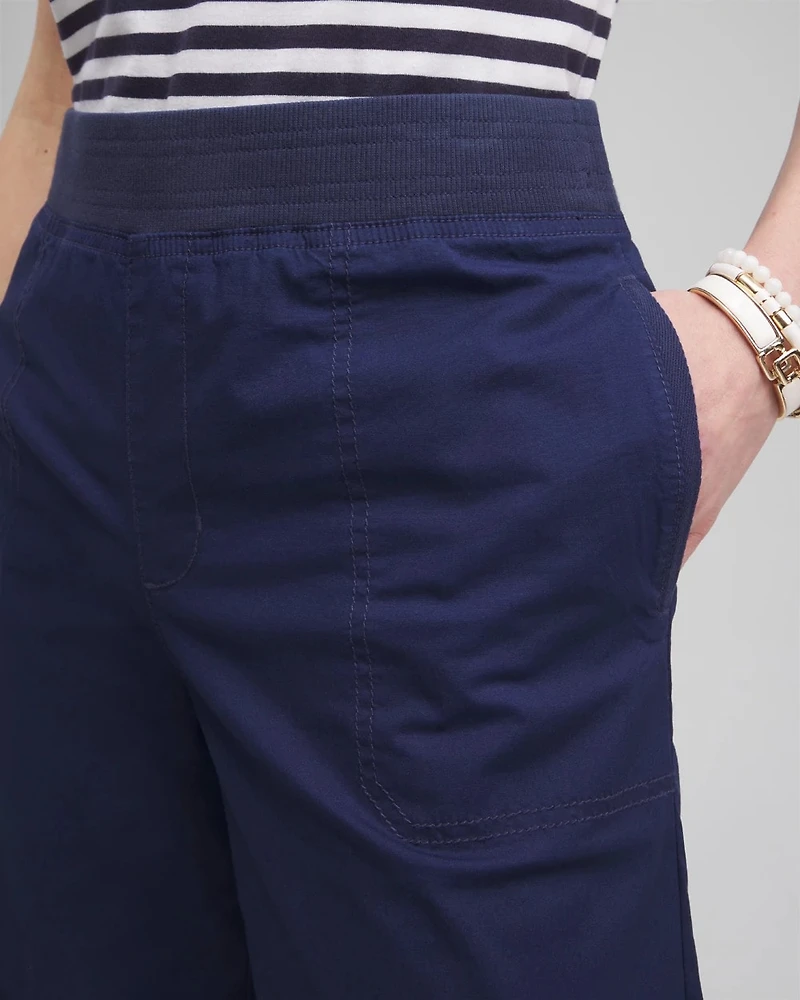 Poplin Culotte Pants