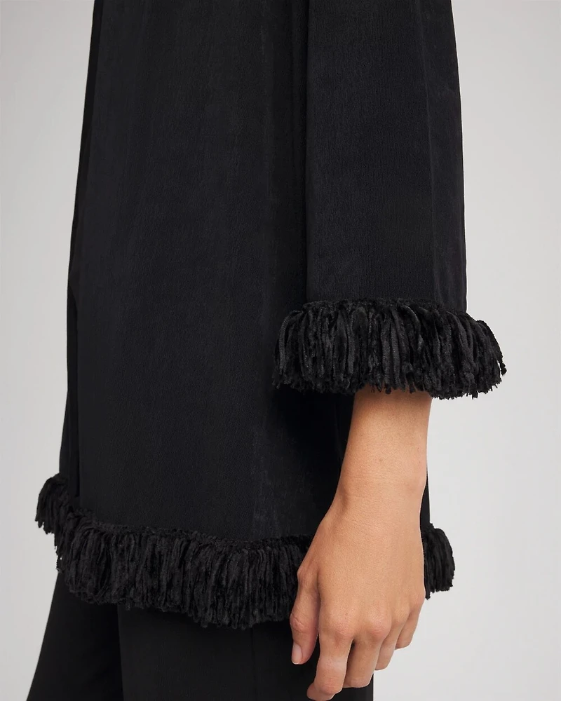 Travelers™ Collection Fringe Hem Jacket